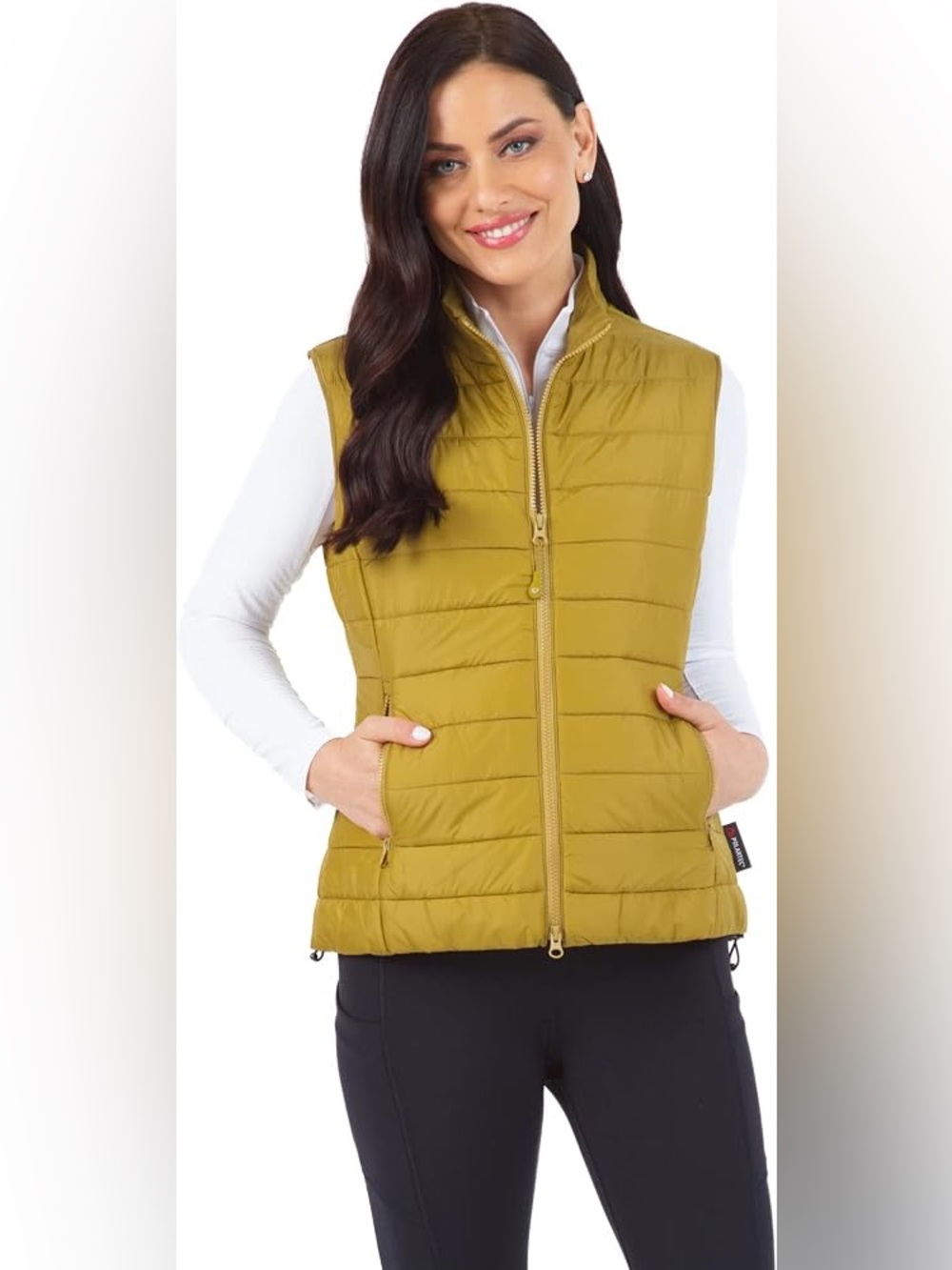 IBKÜL Women's Polartec Power Fill Quilted Puffer Vest